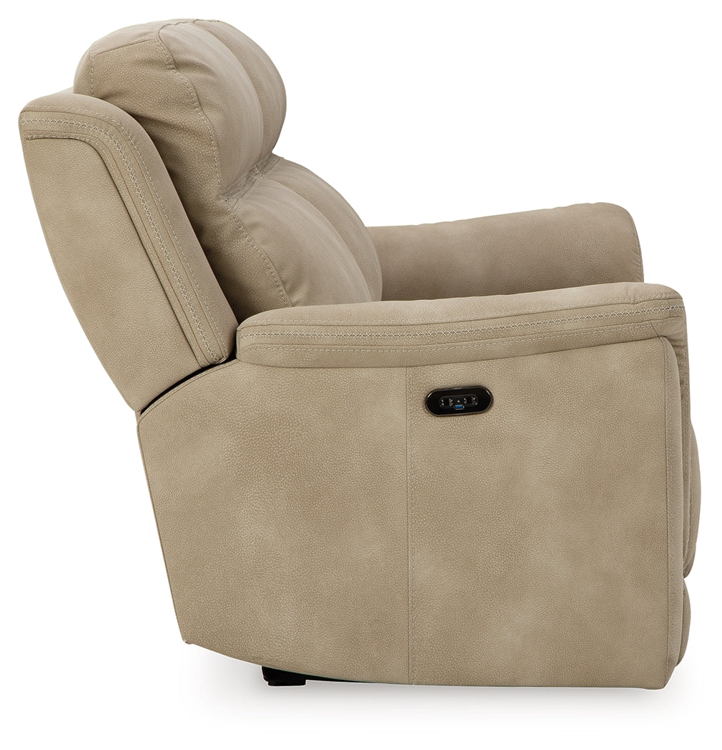 Next-Gen DuraPella Sand Power Reclining Sofa (Online Special Price) - Ornate Home