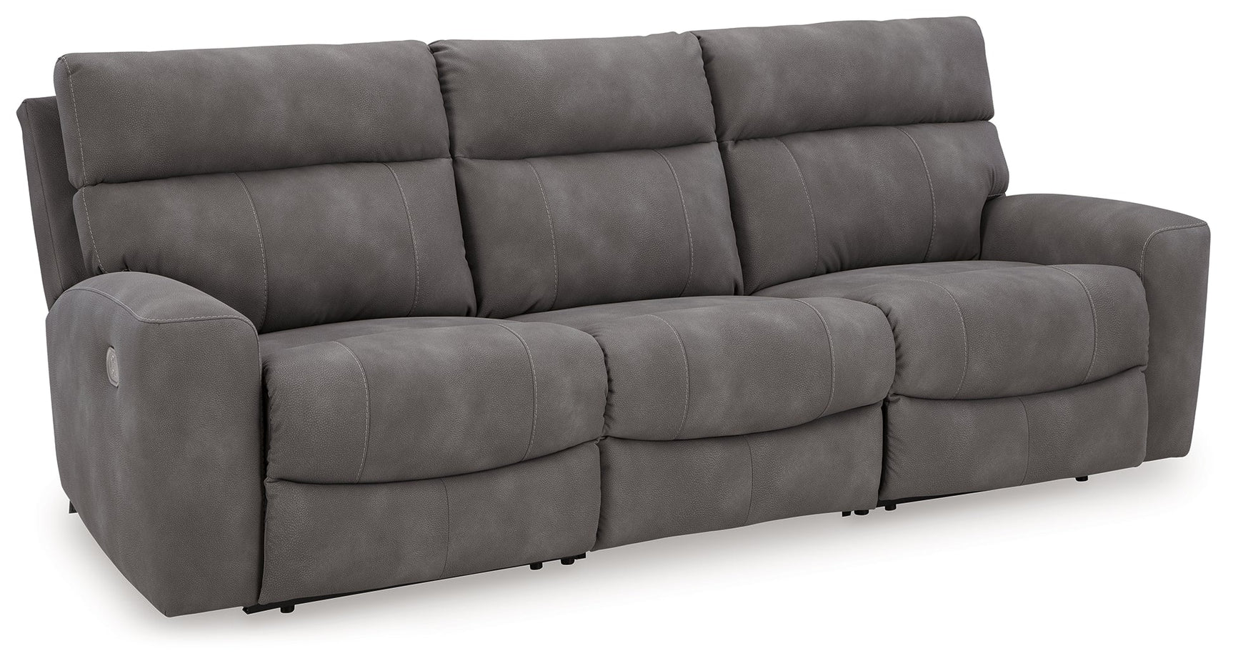 Next-Gen DuraPella Slate 3-Piece Power Reclining Sectional Sofa - Ornate Home