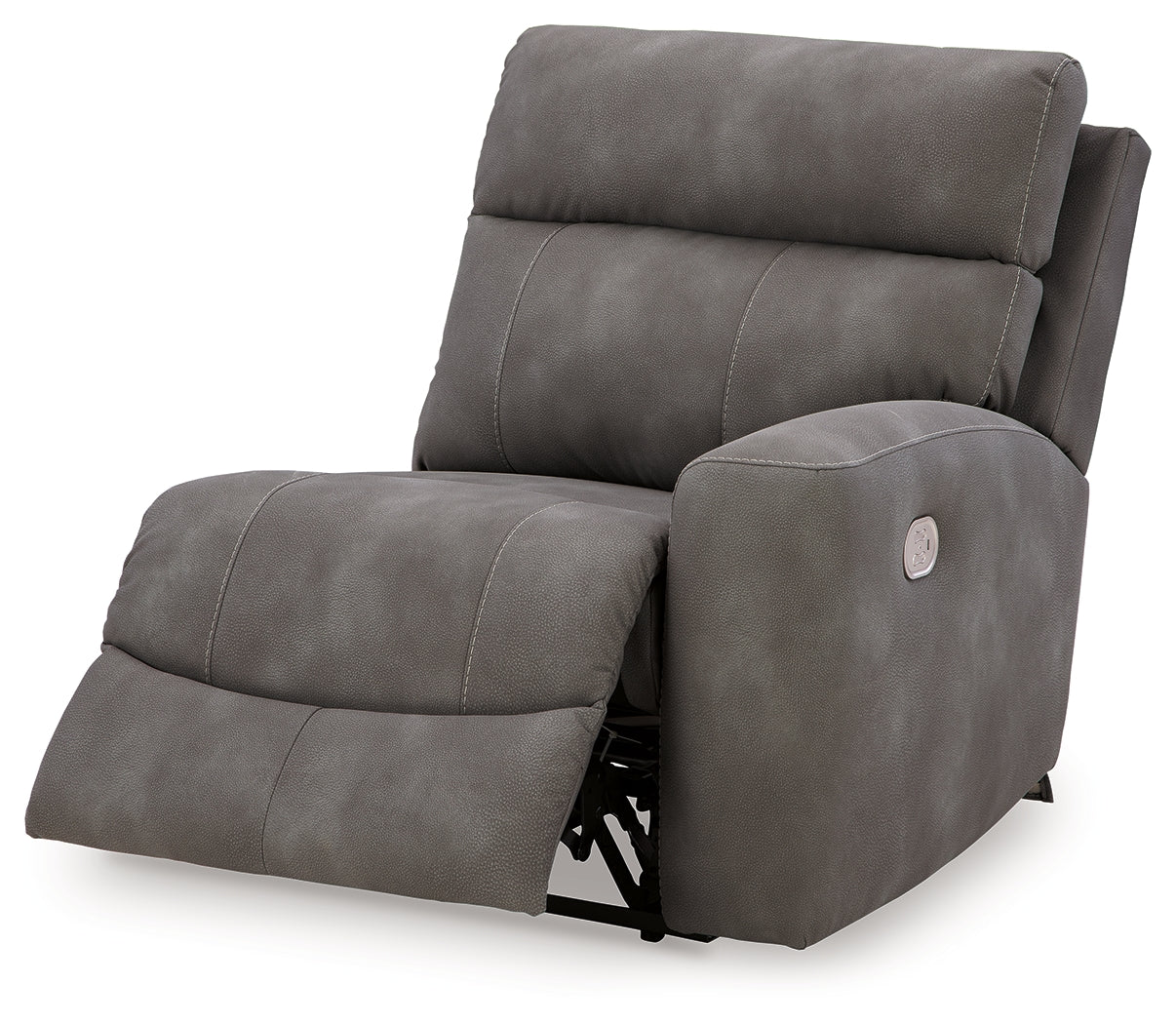 Next-Gen DuraPella Slate 5-Piece Power Reclining Sectional (2 armless chairs) - Ornate Home