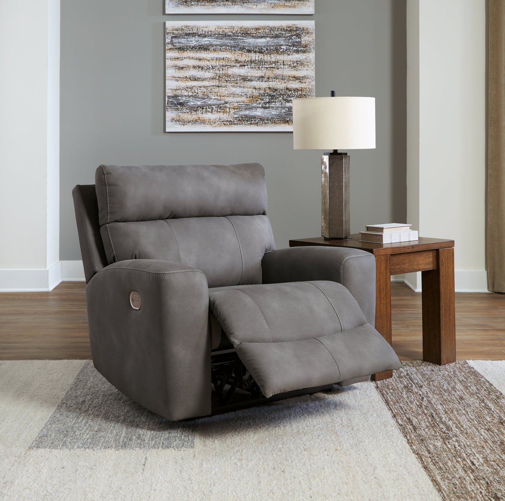 Next-Gen DuraPella Slate Power Recliner - Ornate Home