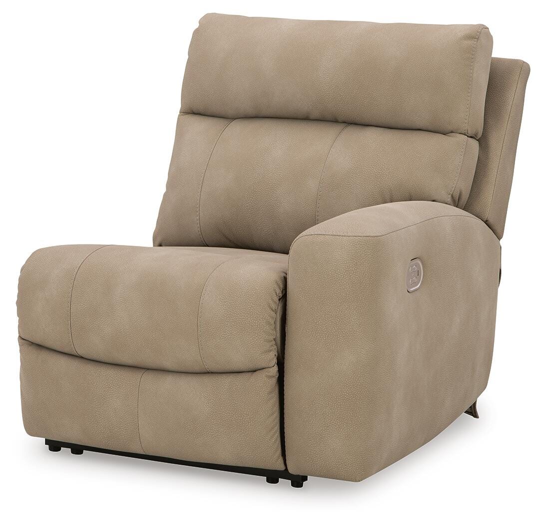 Next-Gen Durapella Sand 4-Piece Power Reclining Sectional - Ornate Home