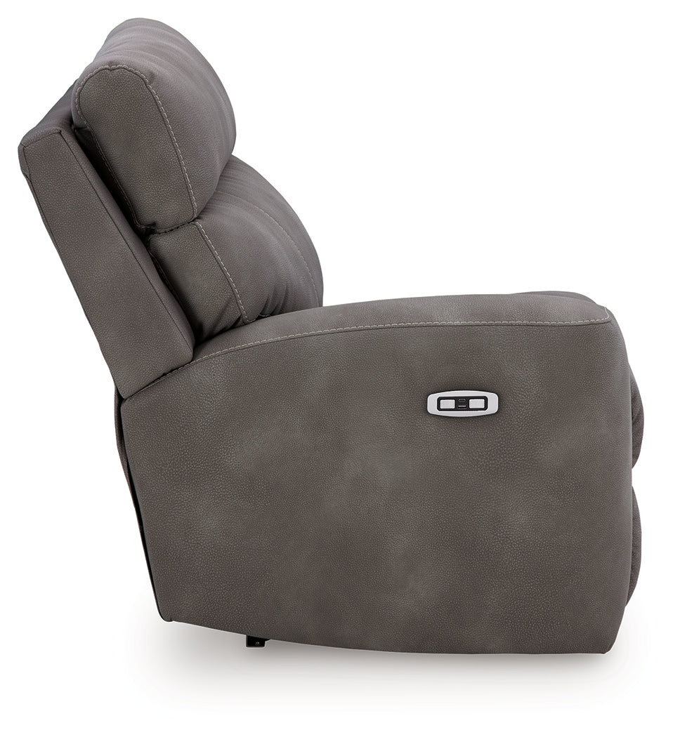 Next-Gen Durapella Slate 3-Piece Power Reclining Sectional (Online Special Price) - Ornate Home