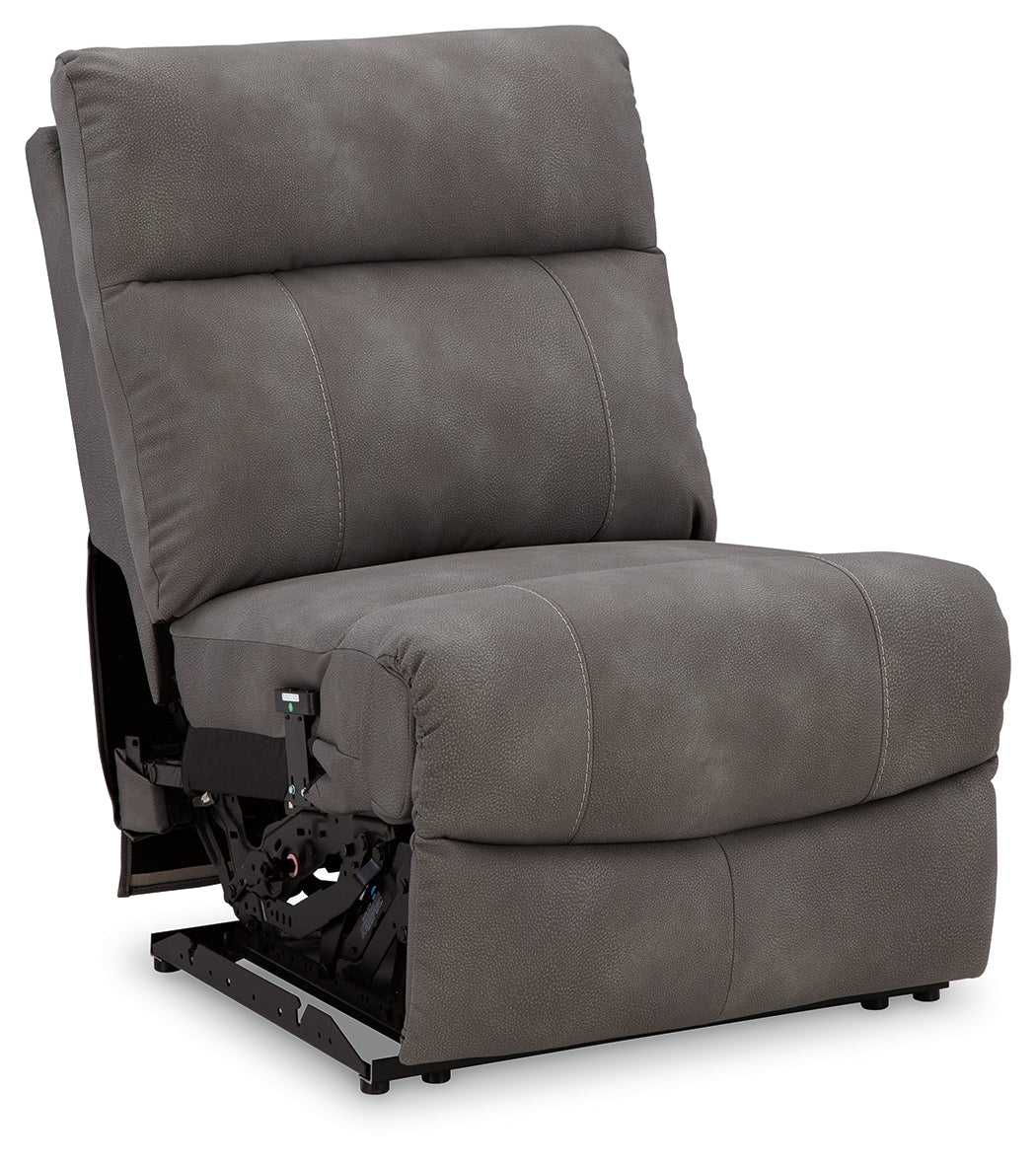 Next-Gen Durapella Slate 3-Piece Power Reclining Sectional - Ornate Home