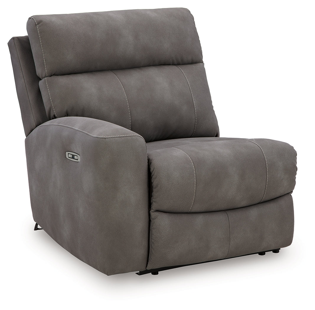 Next-Gen Durapella Slate 3-Piece Power Reclining Sectional - Ornate Home