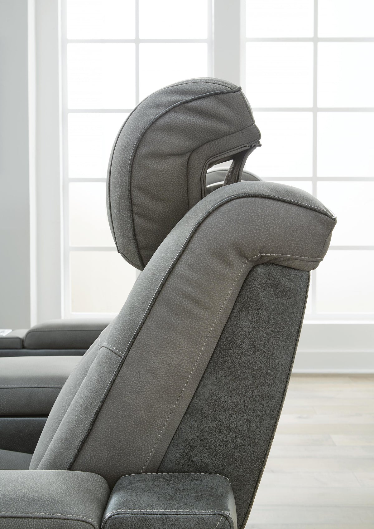 Next-Gen Durapella Slate Power Reclining Sofa and Loveseat - Ornate Home