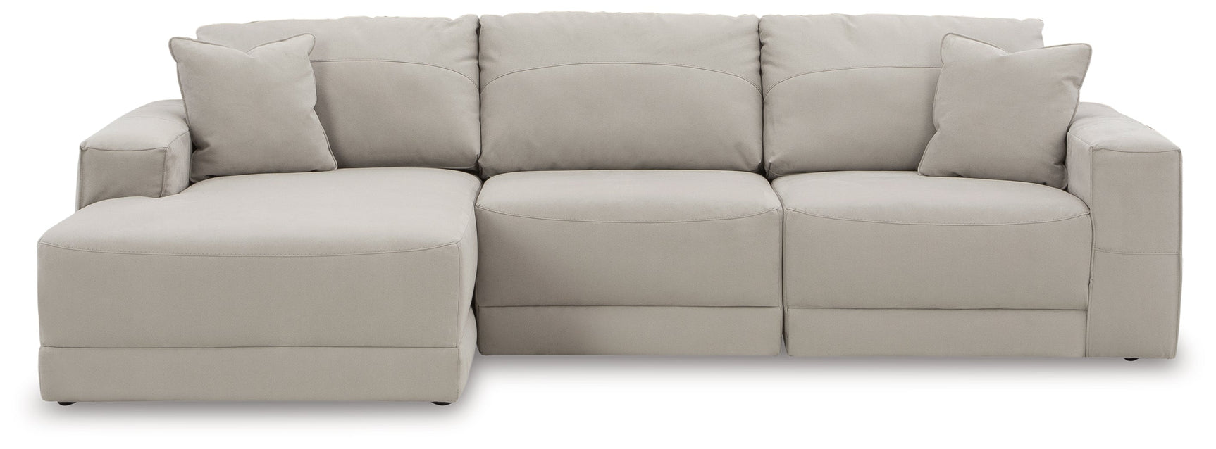 Next-Gen Gaucho Gray 3-Piece Sectional Sofa with Chaise (Online Special Price) - Ornate Home