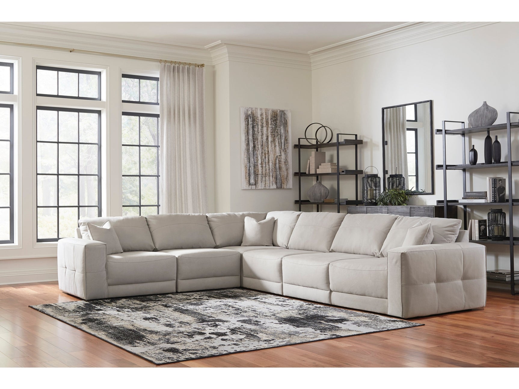 Next-Gen Gaucho Gray 6-Piece Sectional - Ornate Home