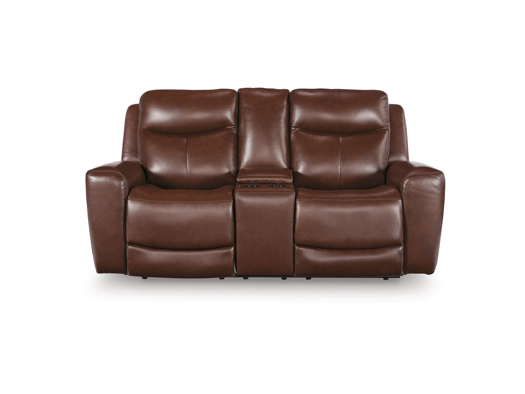 Next Move Mahogany PWR REC Loveseat/CON/ADJ HDRST - Ornate Home