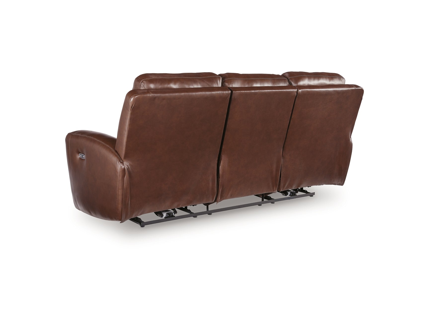 Next Move Mahogany PWR REC Sofa with ADJ Headrest - Ornate Home