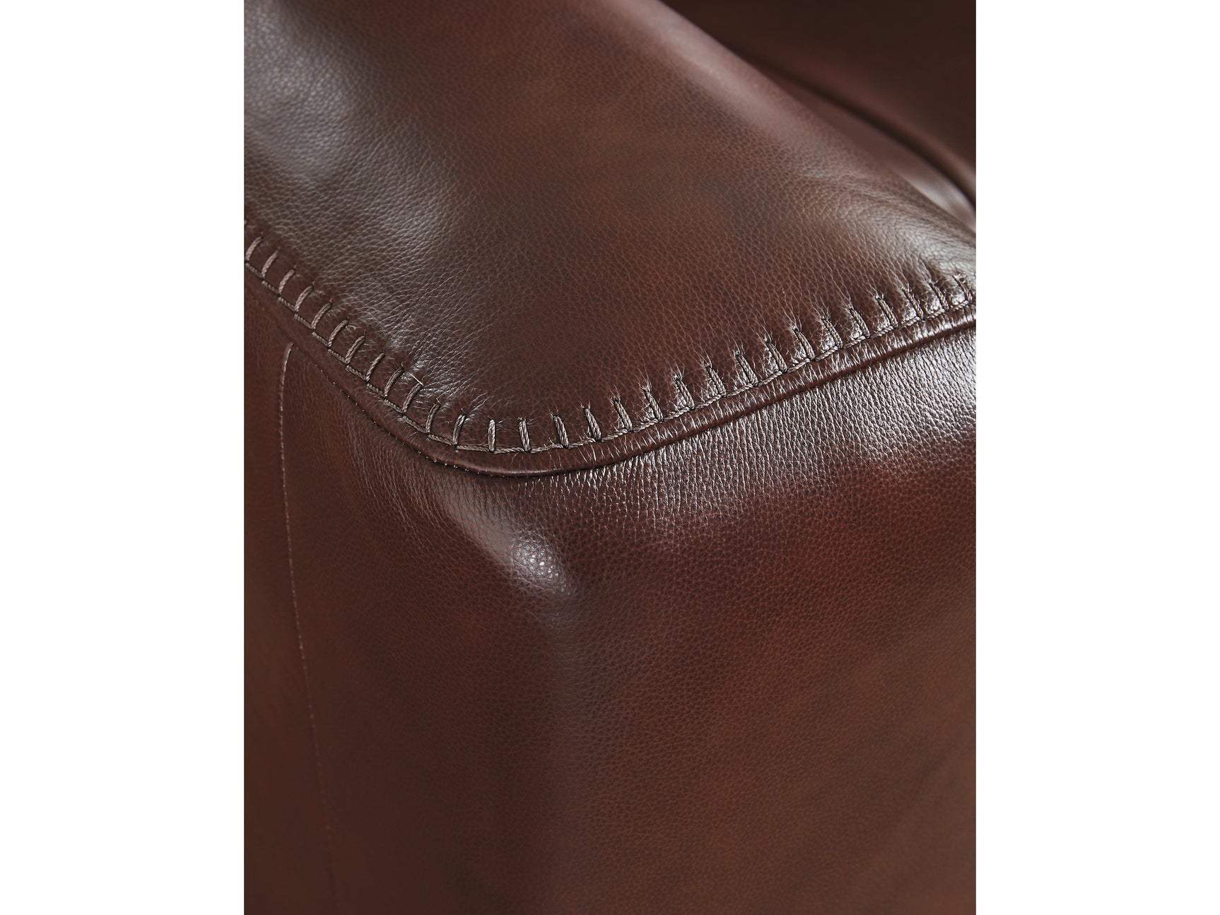 Next Move Mahogany PWR REC Sofa with ADJ Headrest - Ornate Home