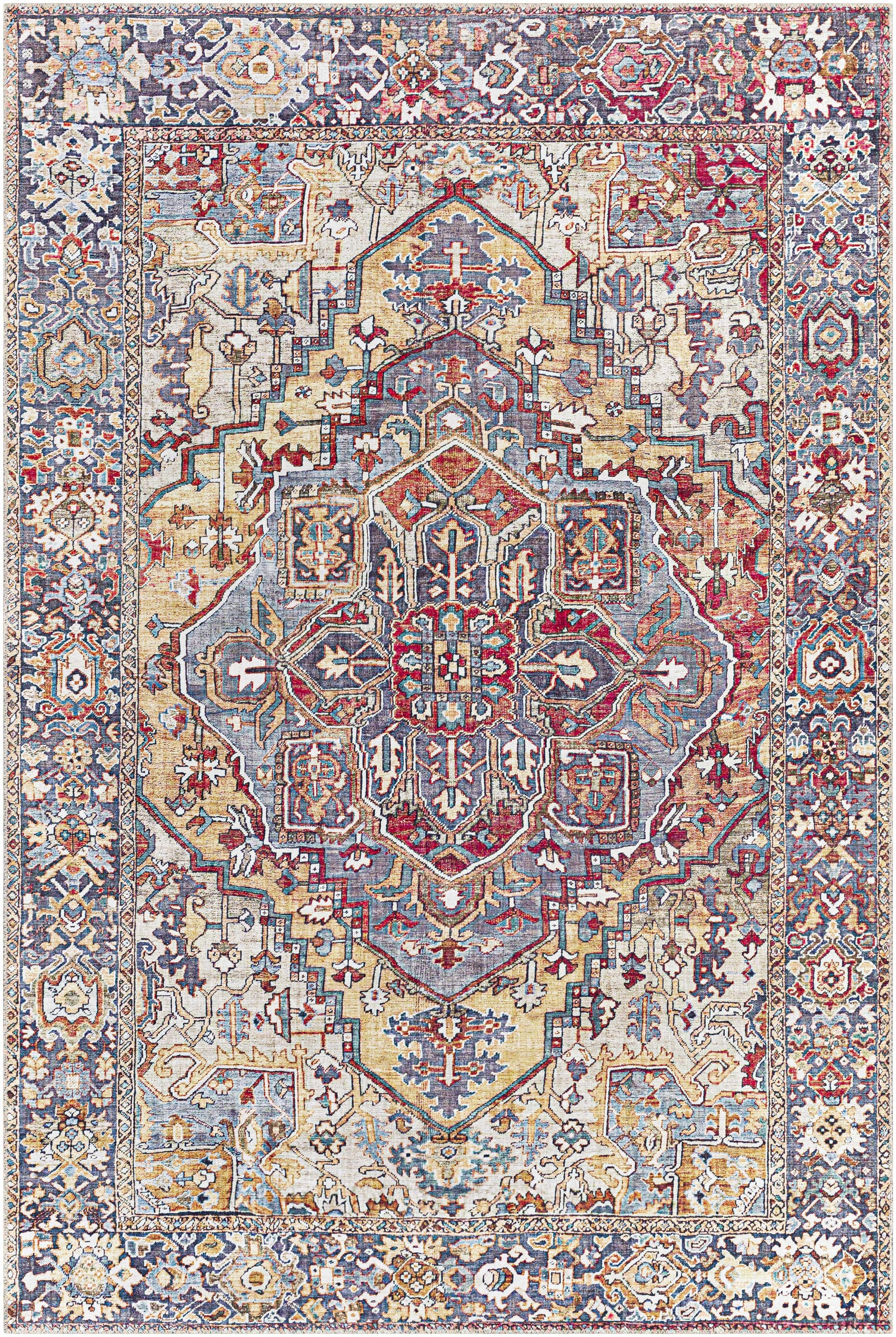 Neyland Iris Area Rug 2358 - Ornate Home