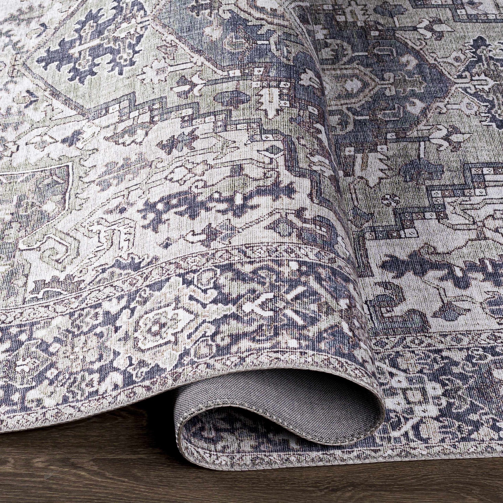 Neyland Iris Gray Area Rug 2359 - Ornate Home