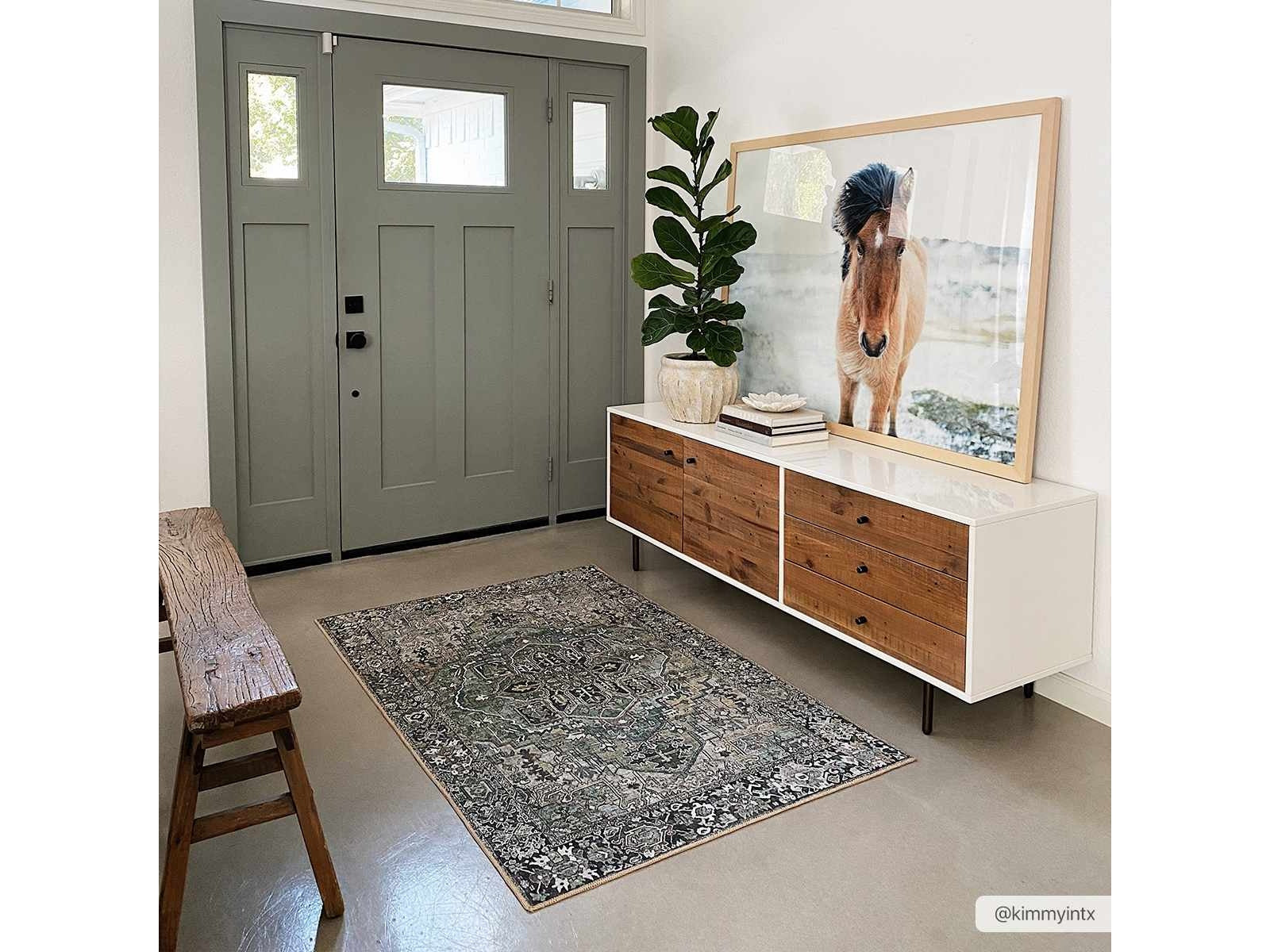 Neyland Sage Green Area Rug - Ornate Home