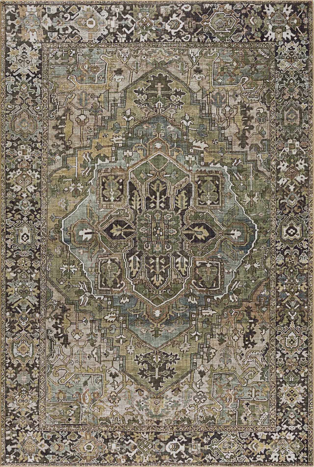 Neyland Sage Green Area Rug - Ornate Home