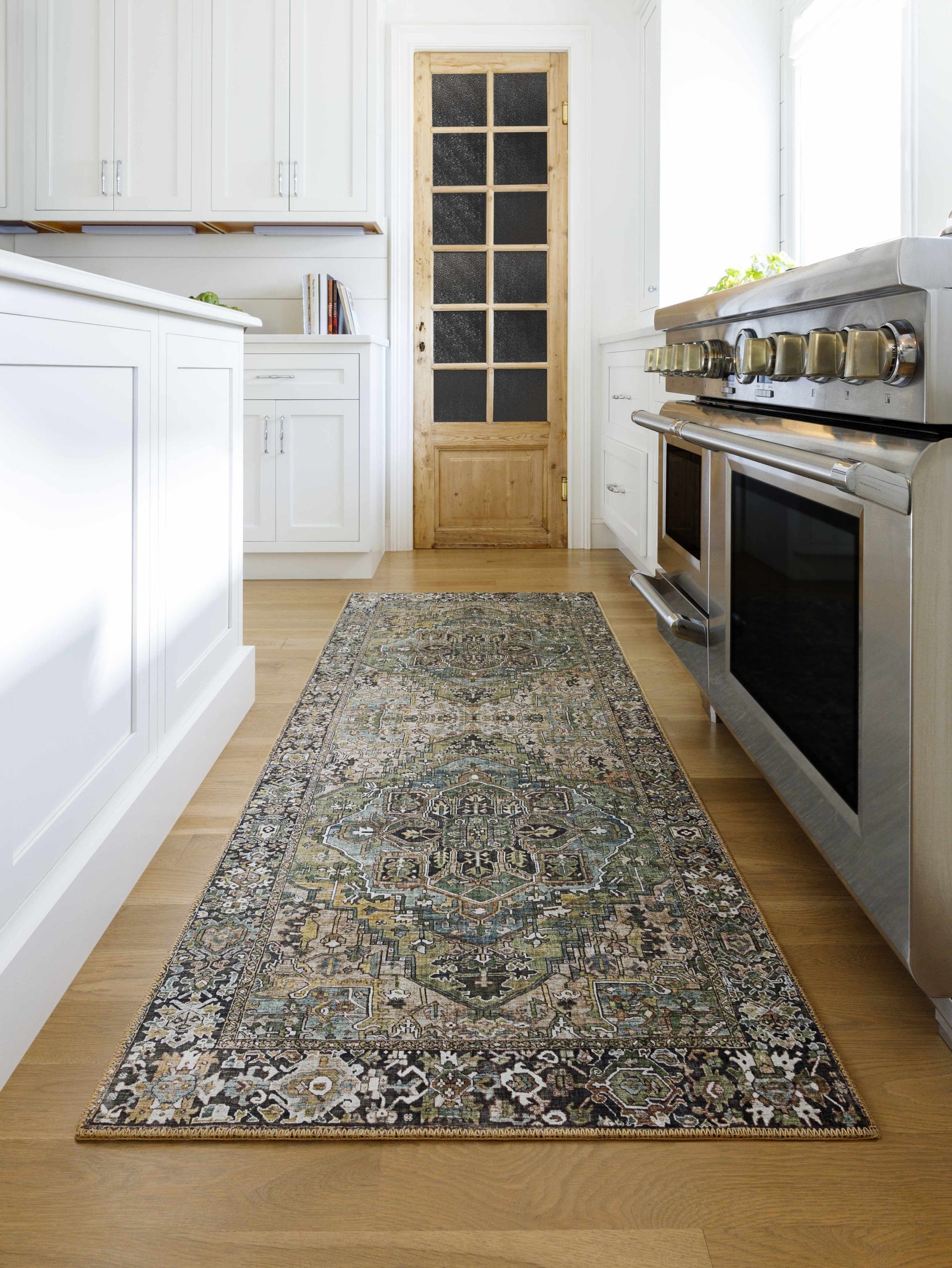 Neyland Sage Green Area Rug - Ornate Home