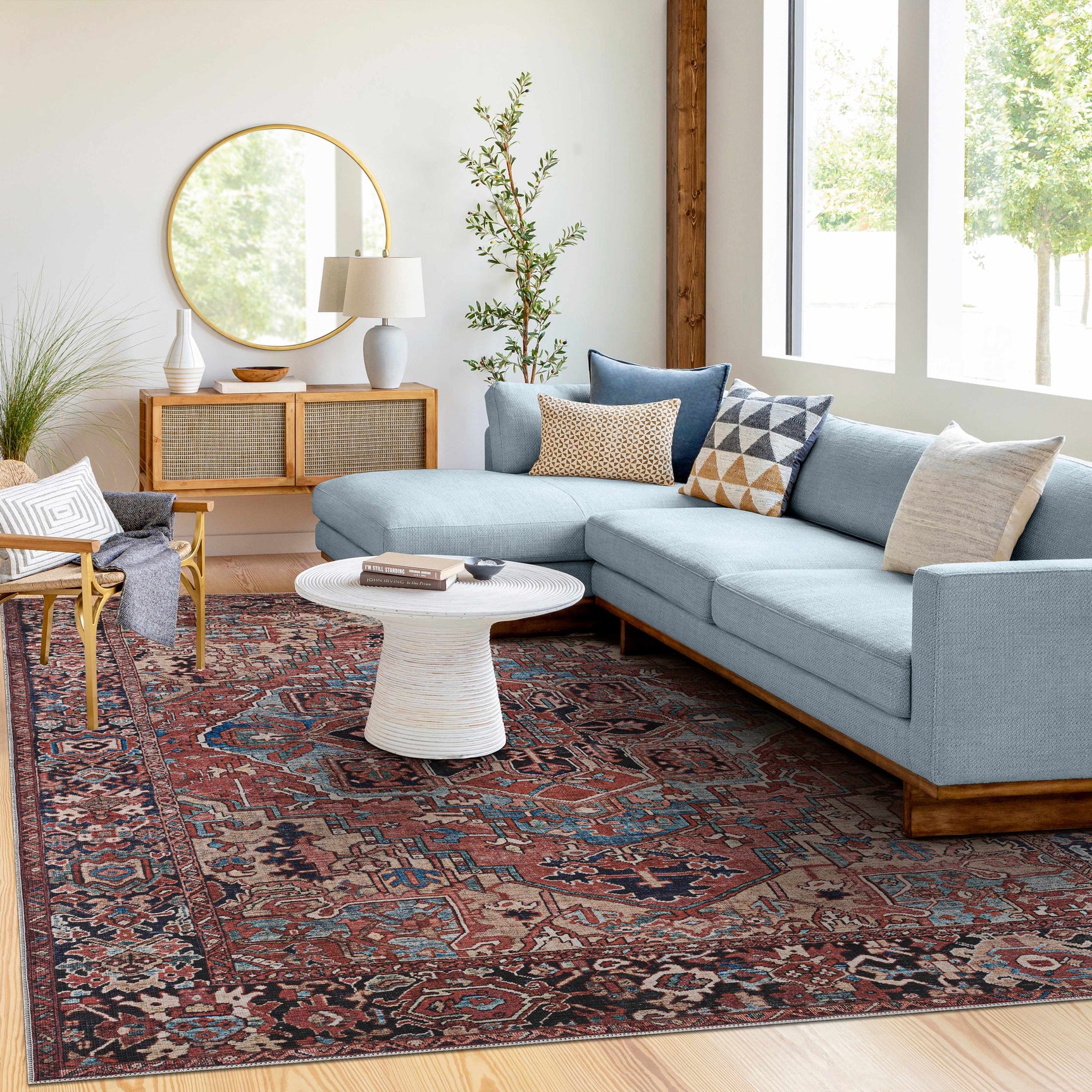 Neyland Washable Area Rug - Ornate Home