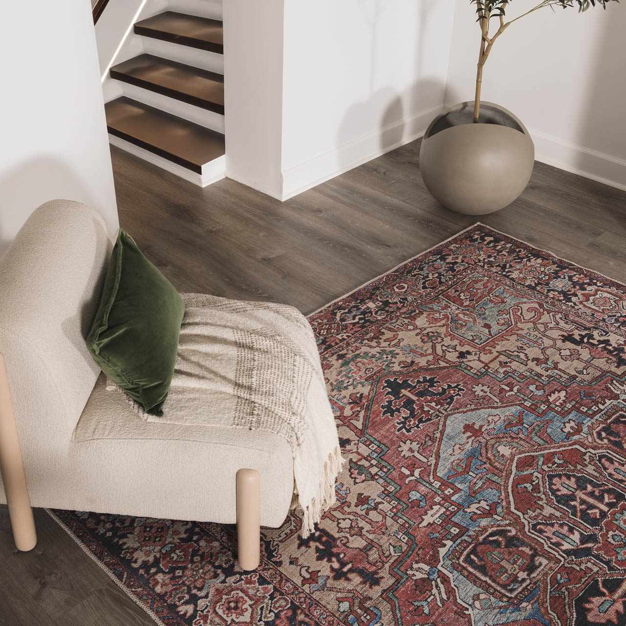 Neyland Washable Area Rug - Ornate Home
