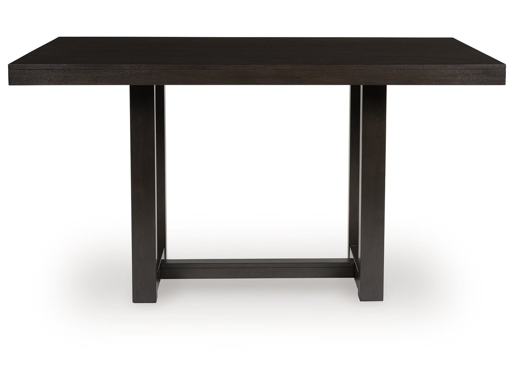 Neymorton Dark Grayish Brown Rectangular Dining Room Counter Table - Ornate Home