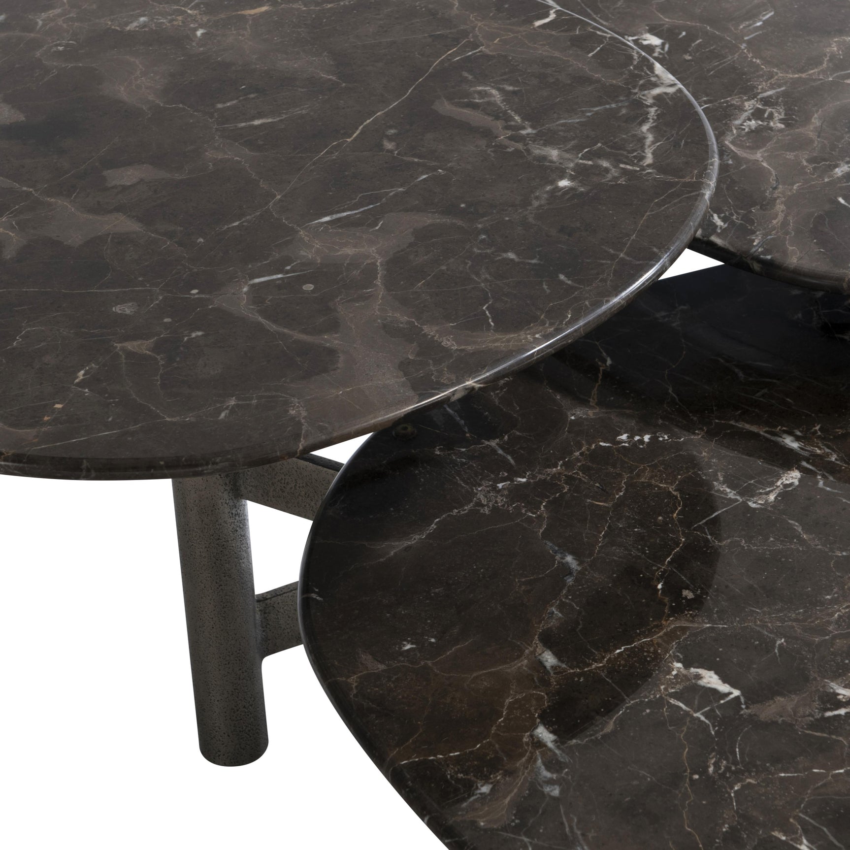 Nez Graphite Cocktail Table - Ornate Home