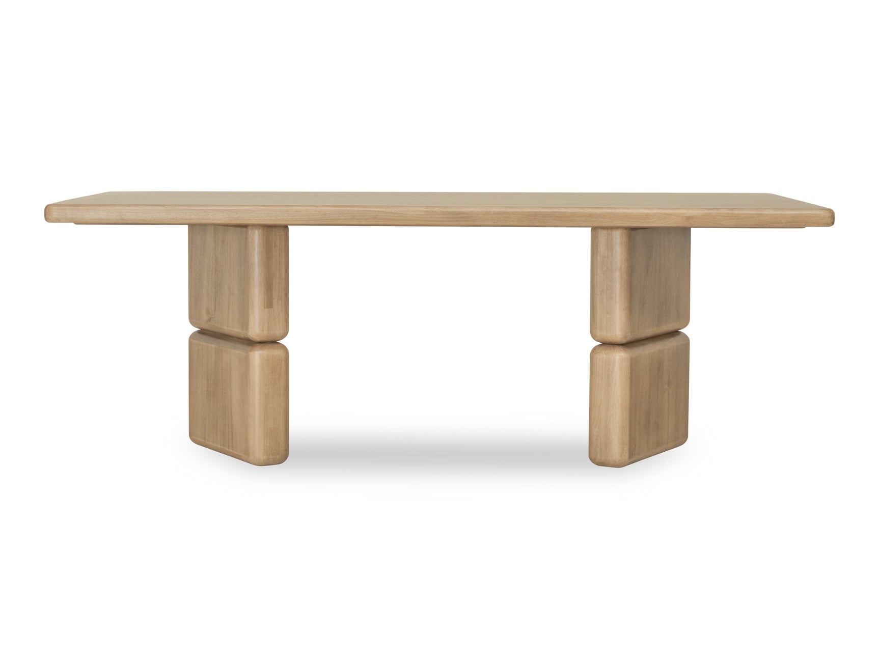 Nia Rectangular Acacia Wood Dining Table in Lioness - Ornate Home