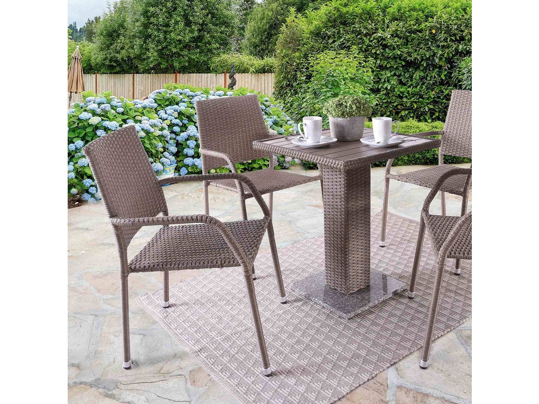 Niambi Natural Square Table - Ornate Home