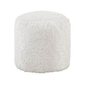 Nice Off-White Pouf - Ornate Home