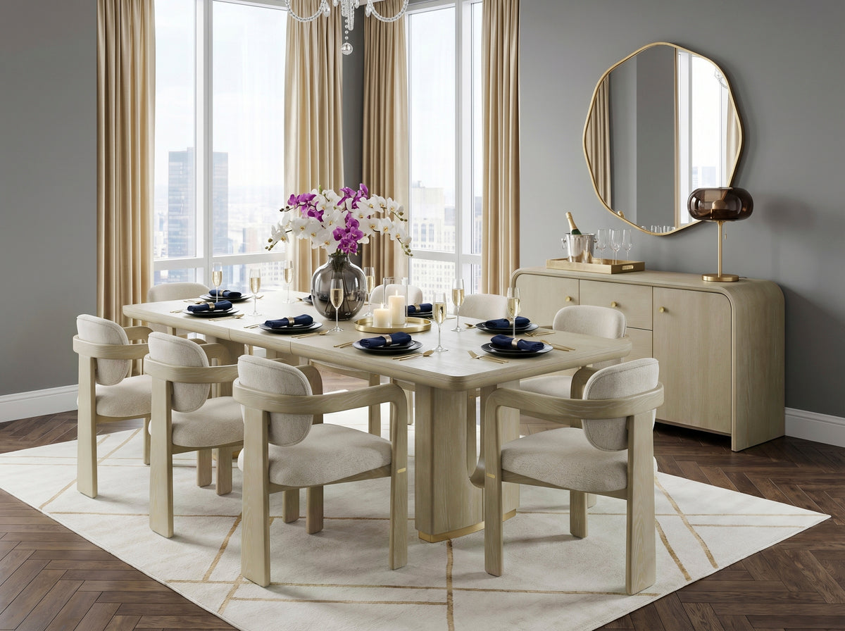 Niche Brown Arm Chair - Ornate Home