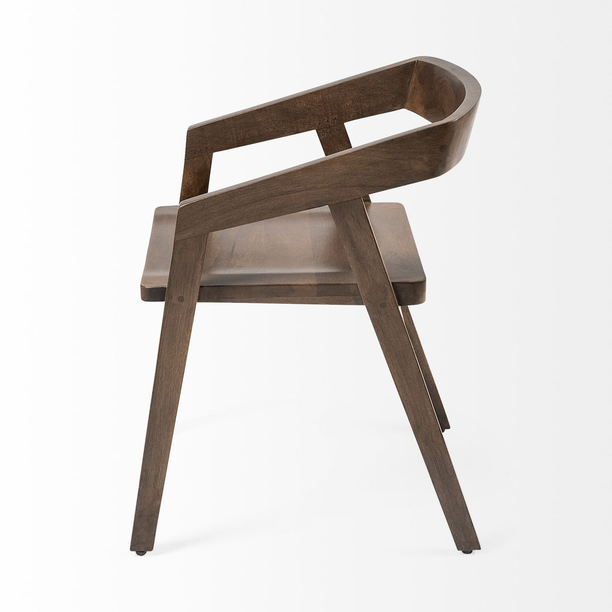 Nicholas Brown Open Back Dining Arm Chair - Ornate Home