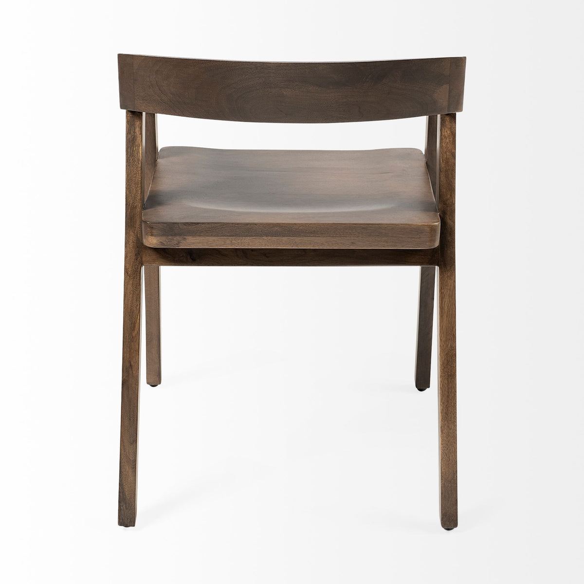 Nicholas Brown Open Back Dining Arm Chair - Ornate Home