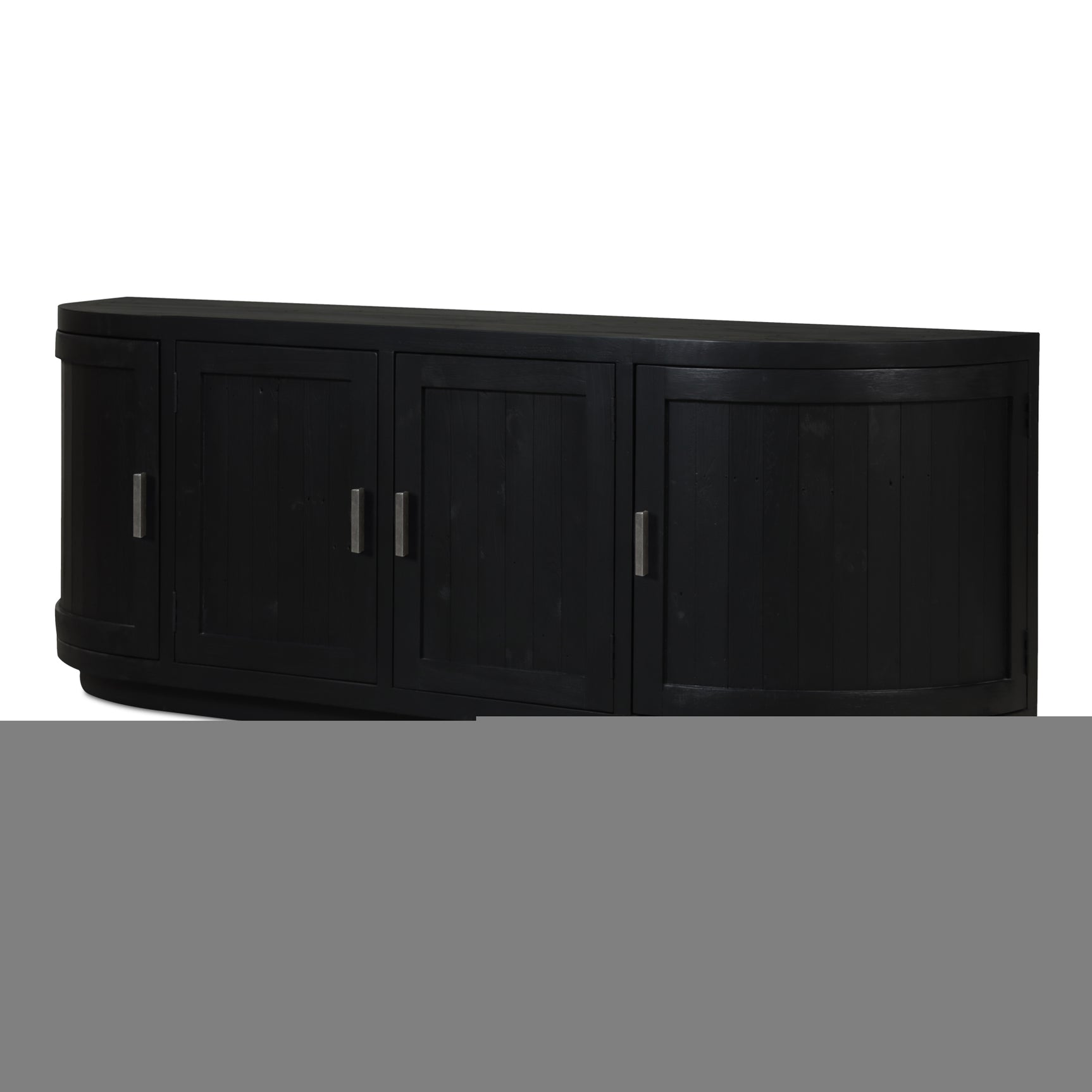 Nicola Black Media Cabinet - Ornate Home