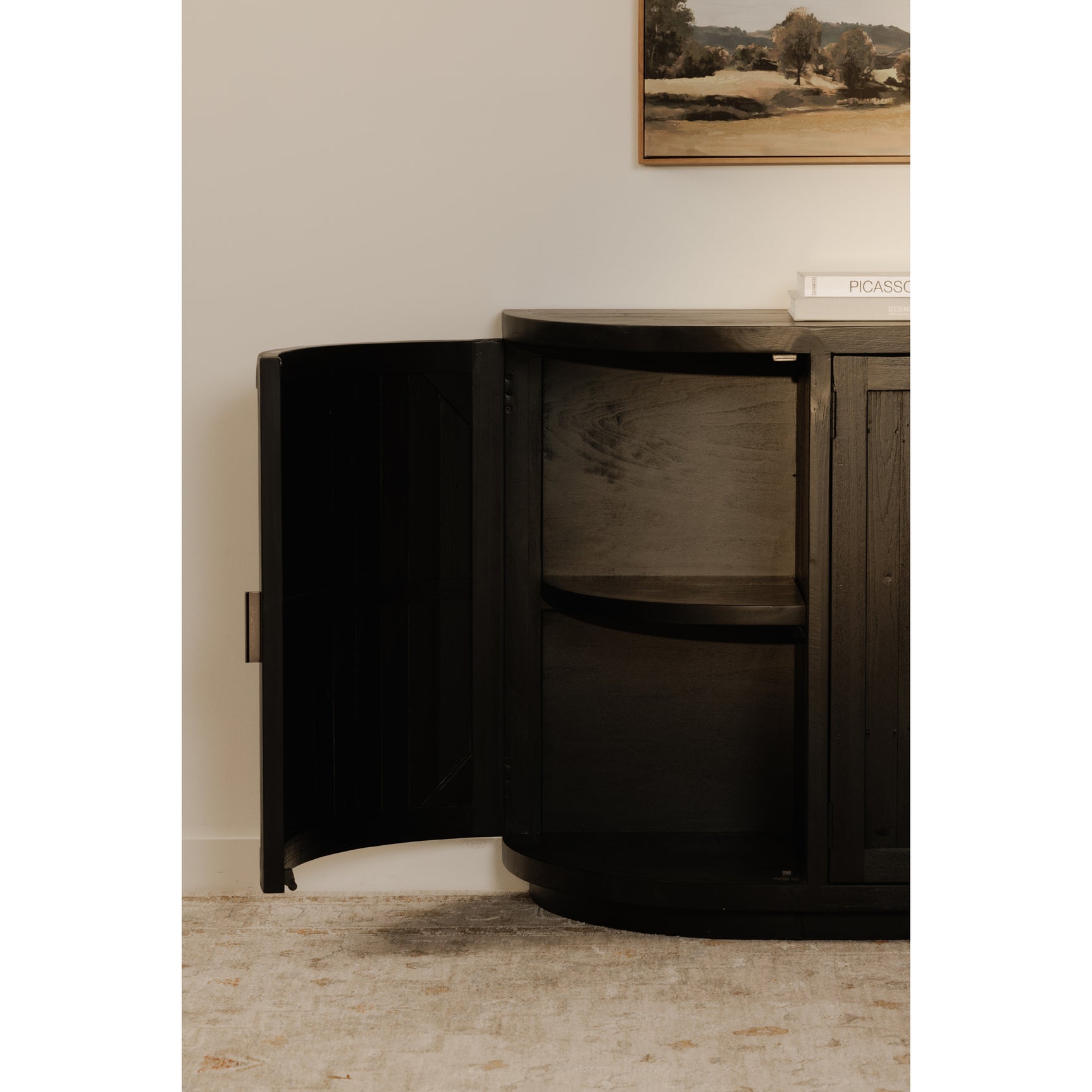Nicola Black Sideboard - Ornate Home