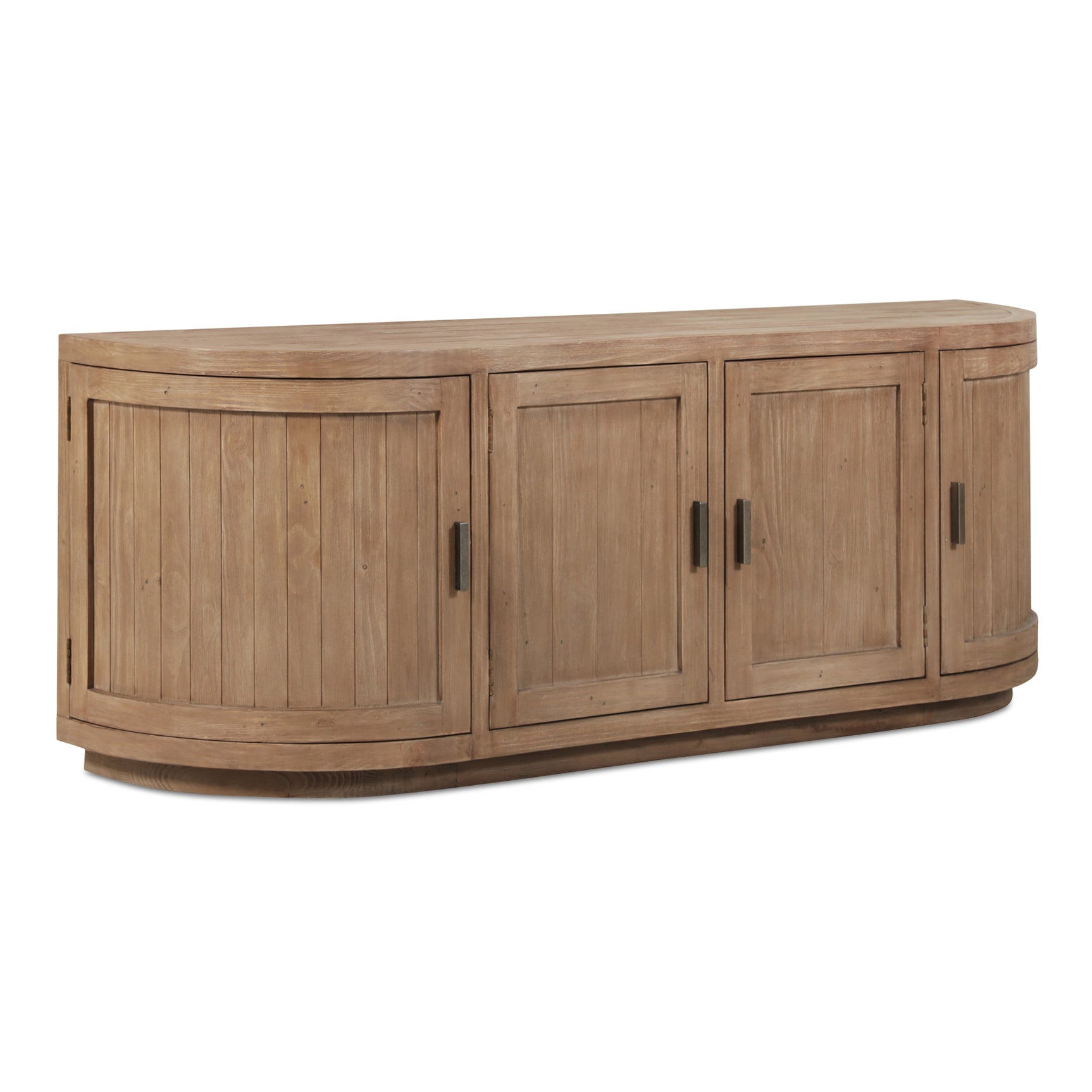 Nicola Natural Media Cabinet - Ornate Home