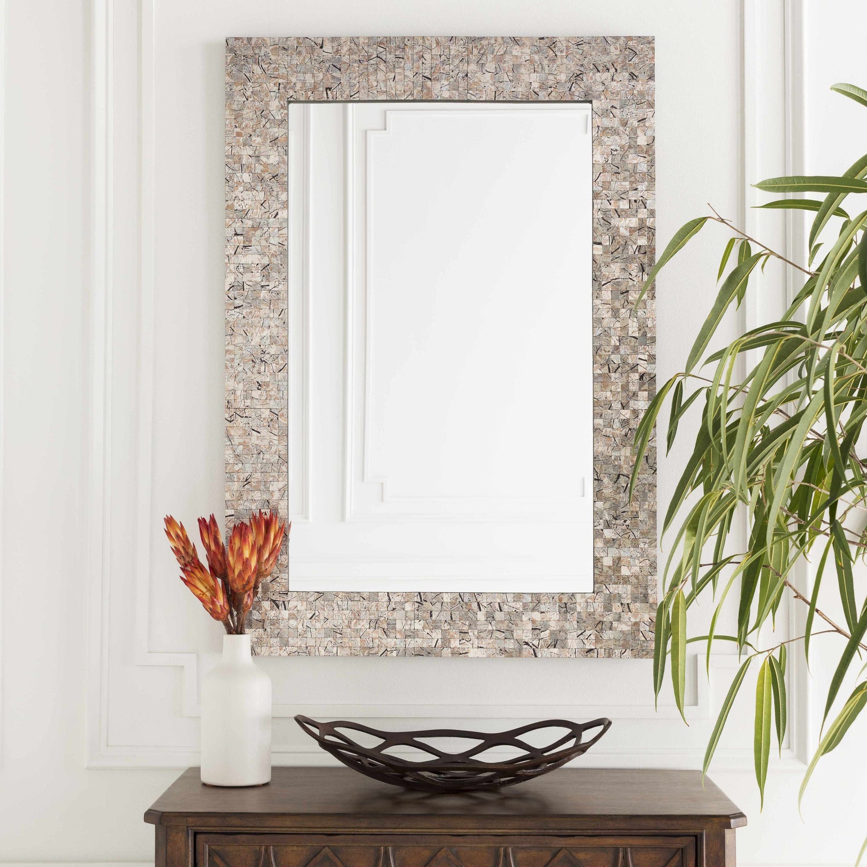 Nicolet Marble Mirror - Clearance - Ornate Home
