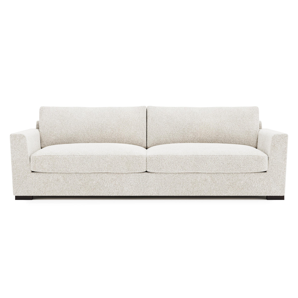 Nicolette Mocha Sofa Without Pillows - Ornate Home