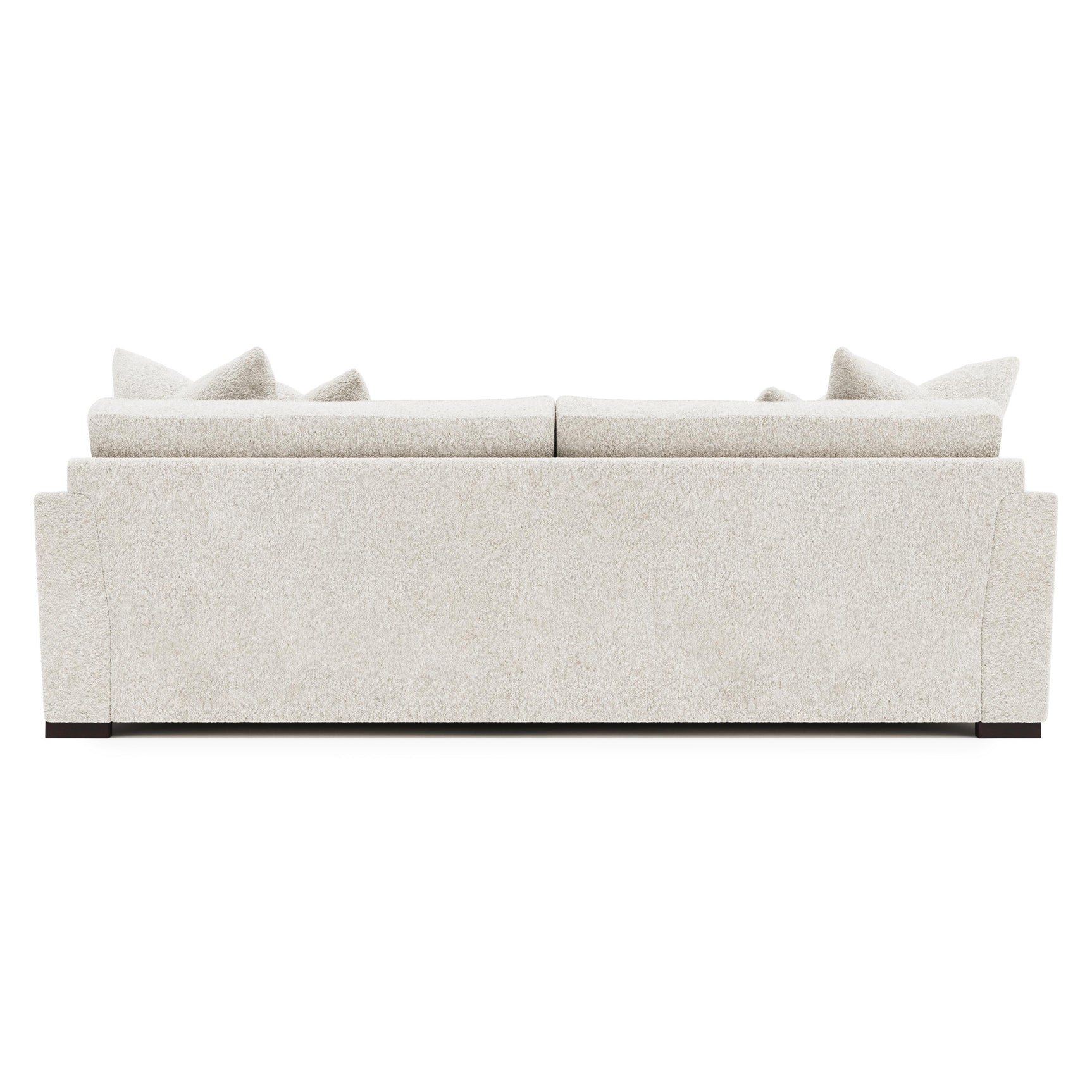 Nicolette White/Cream Fabric Sofa - Ornate Home
