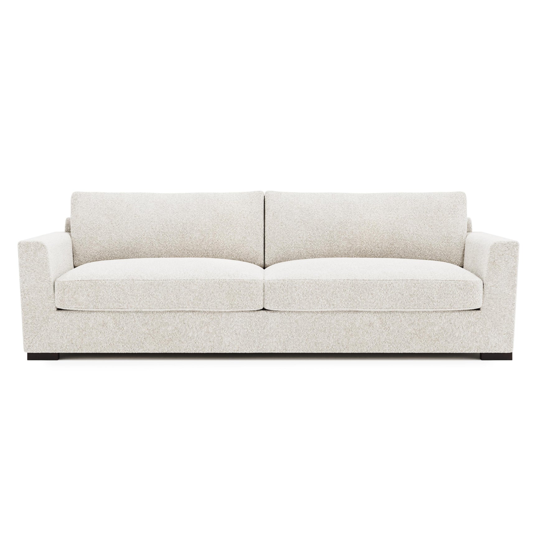 Nicolette White/Cream Fabric Sofa - Ornate Home
