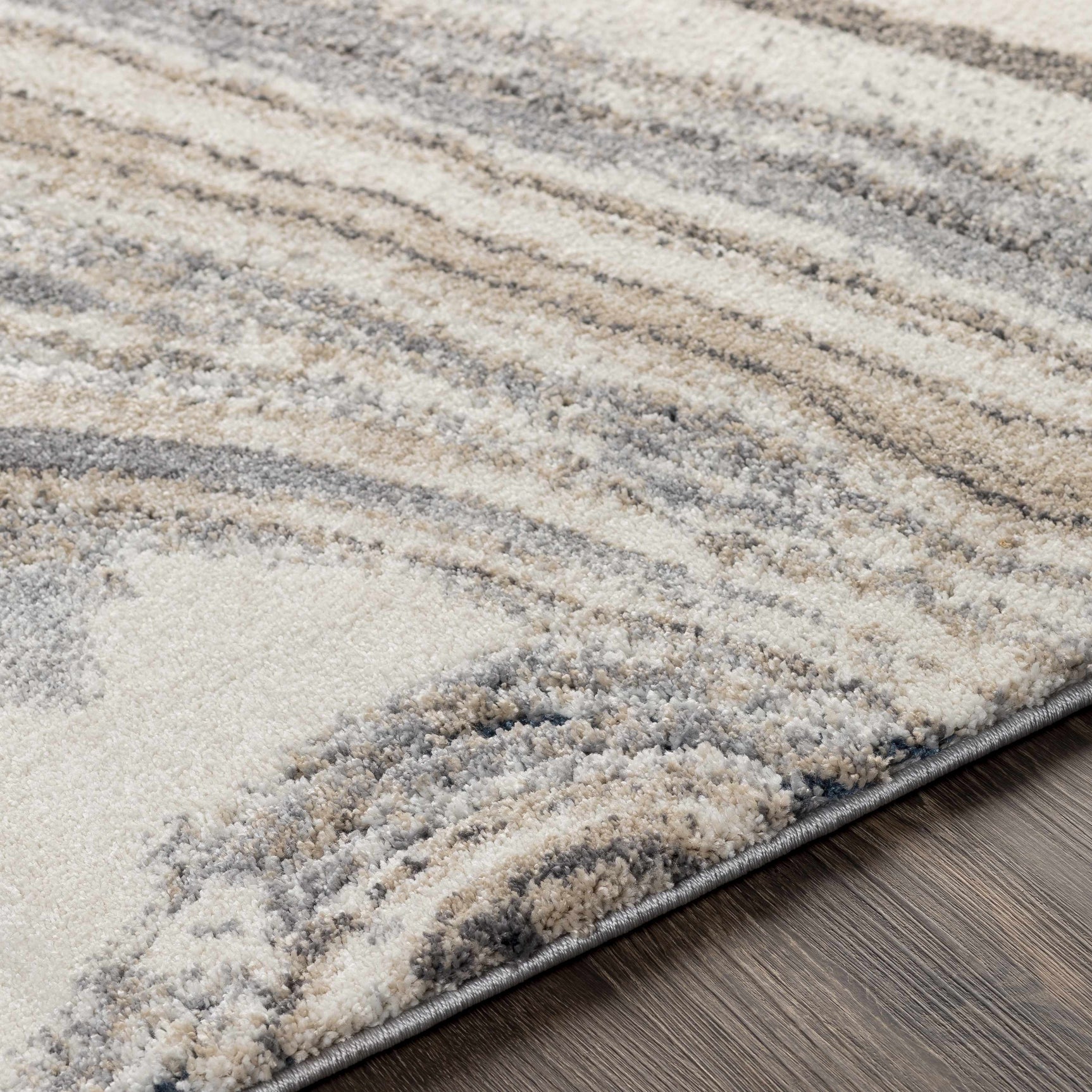 Nillumbik Gray Marble Design Rug - Ornate Home