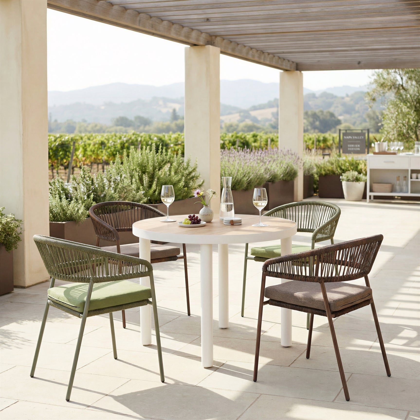 Nimara Natural Dining Table - Ornate Home