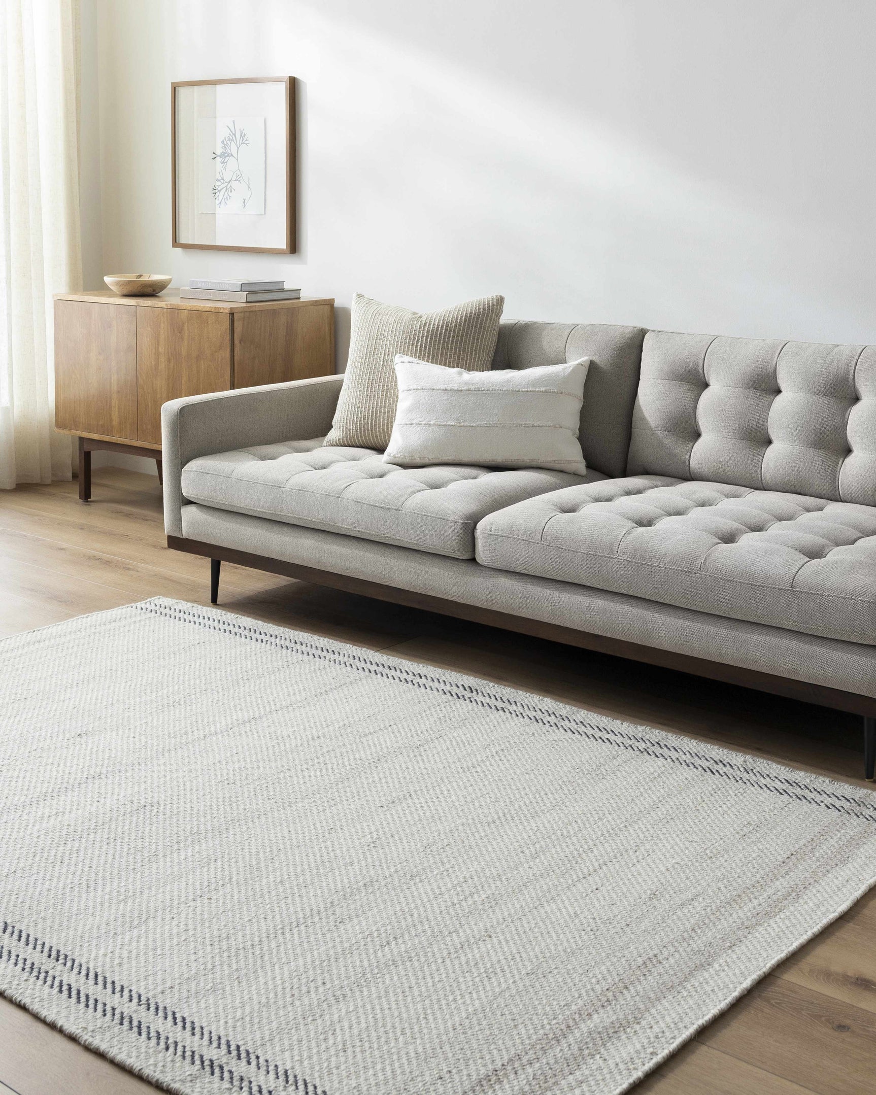 Nimue Ivory Wool Rug - Clearance - Ornate Home
