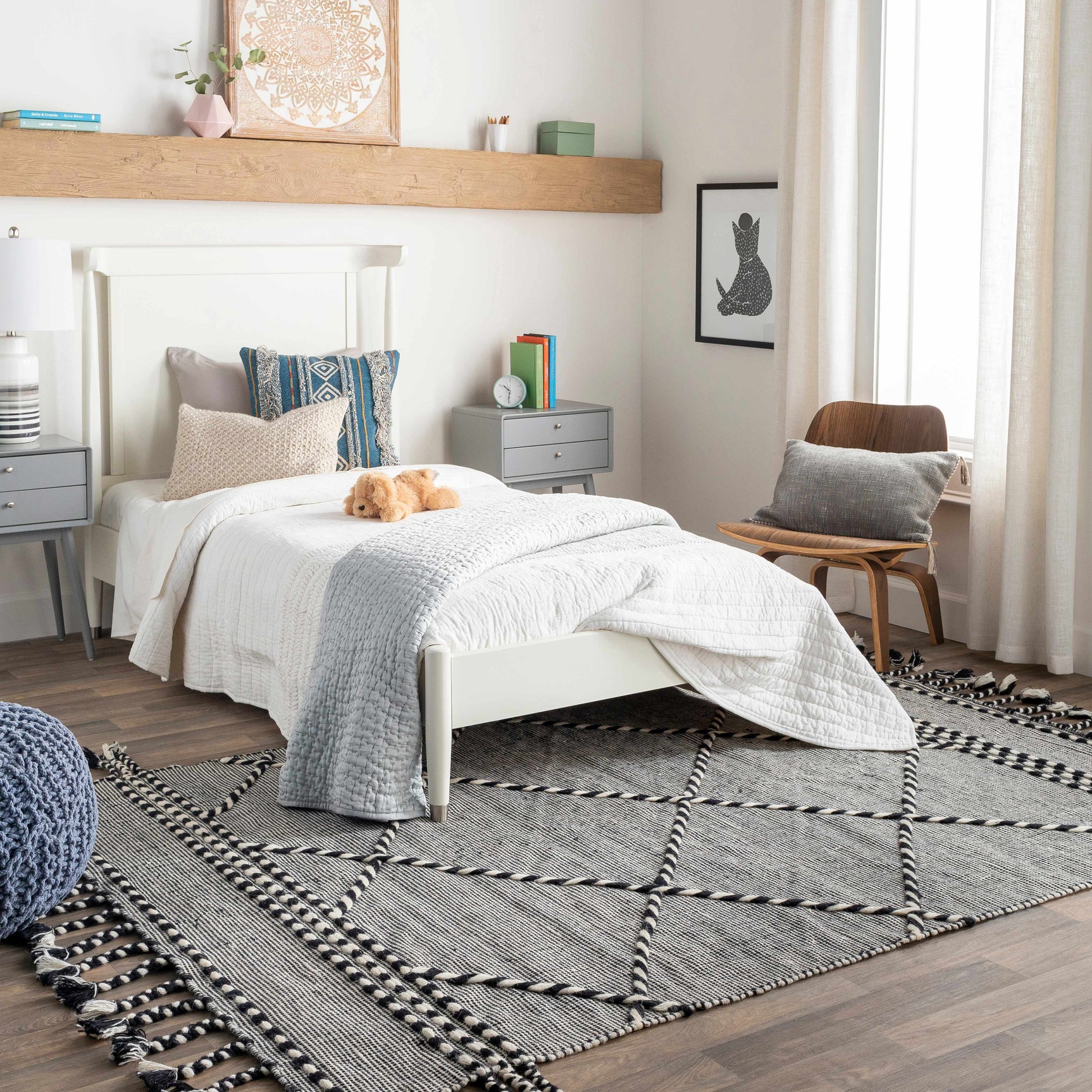 Ninderry Wool Area Rug - Clearance - Ornate Home