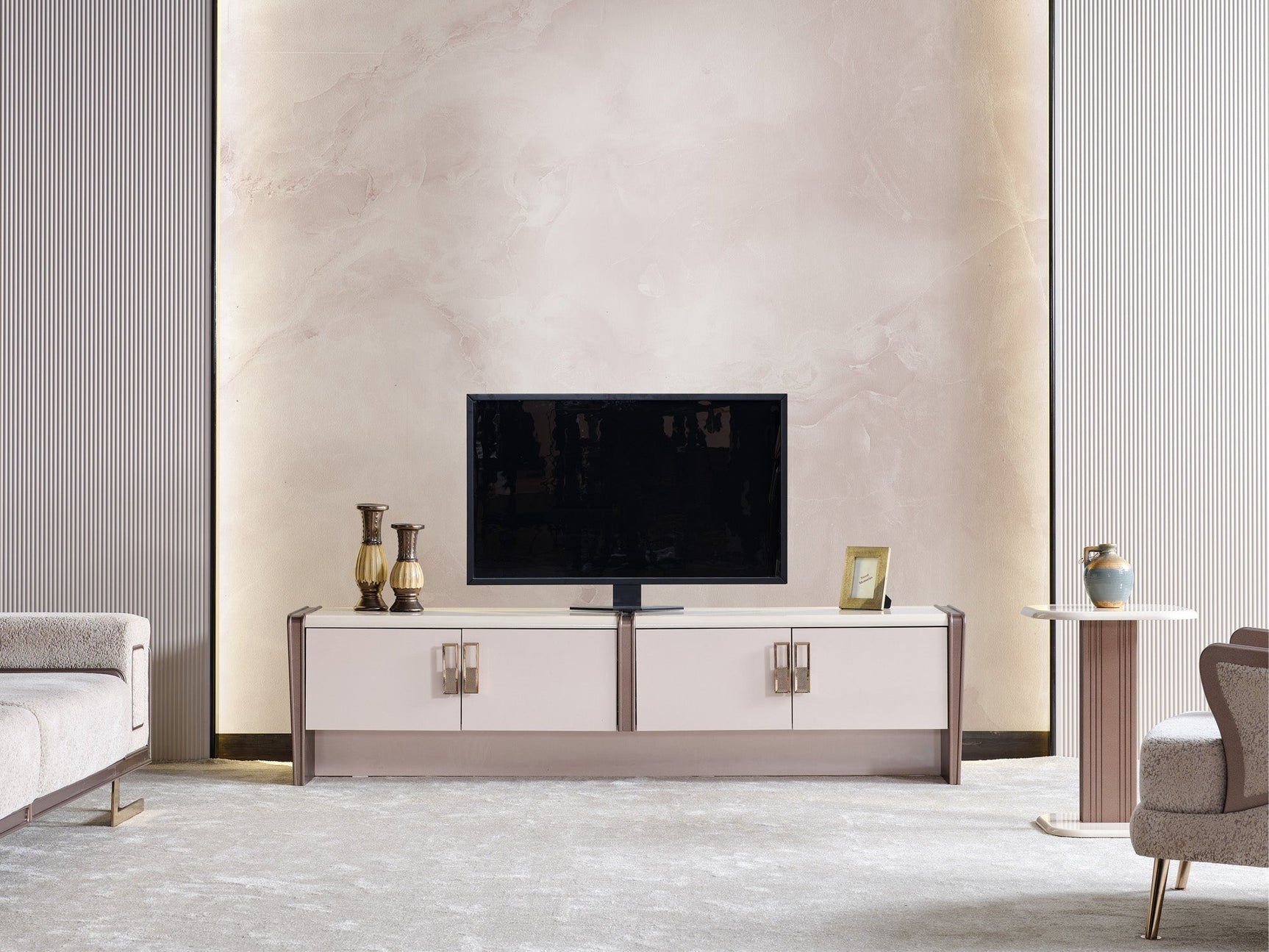 Nirvana Beige Tv Stand