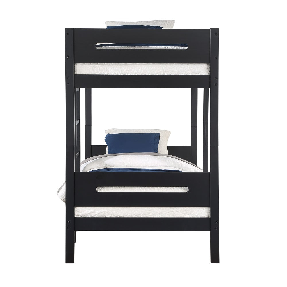 Nissa Black Bunk Bed - Ornate Home