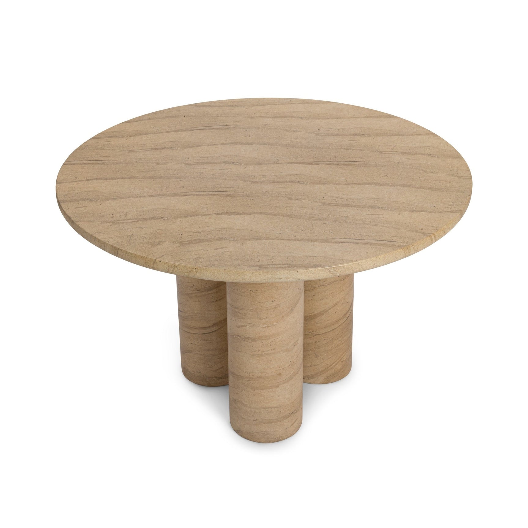 Niva Warm Sandstone Outdoor Dining Table - Ornate Home