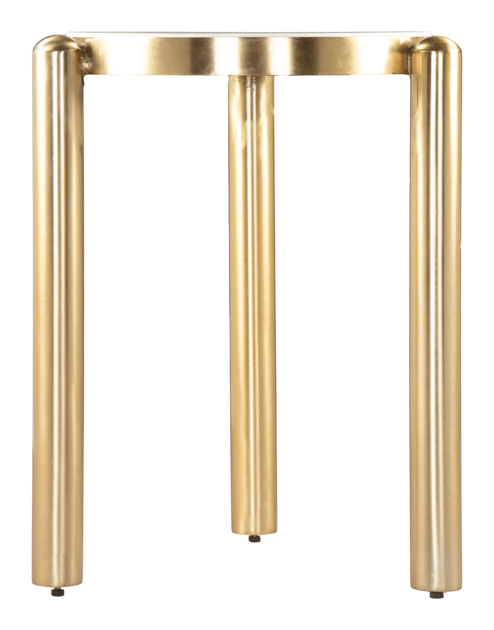 Noan White & Gold Side Table - Ornate Home