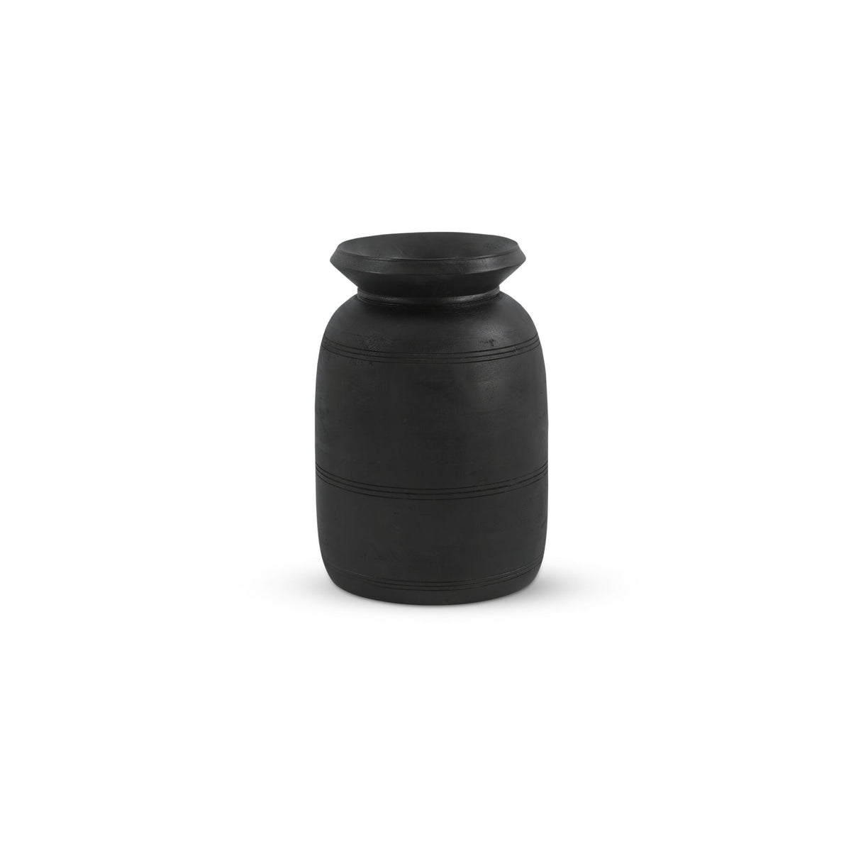 Noble Black 10.5" Vessel - Ornate Home