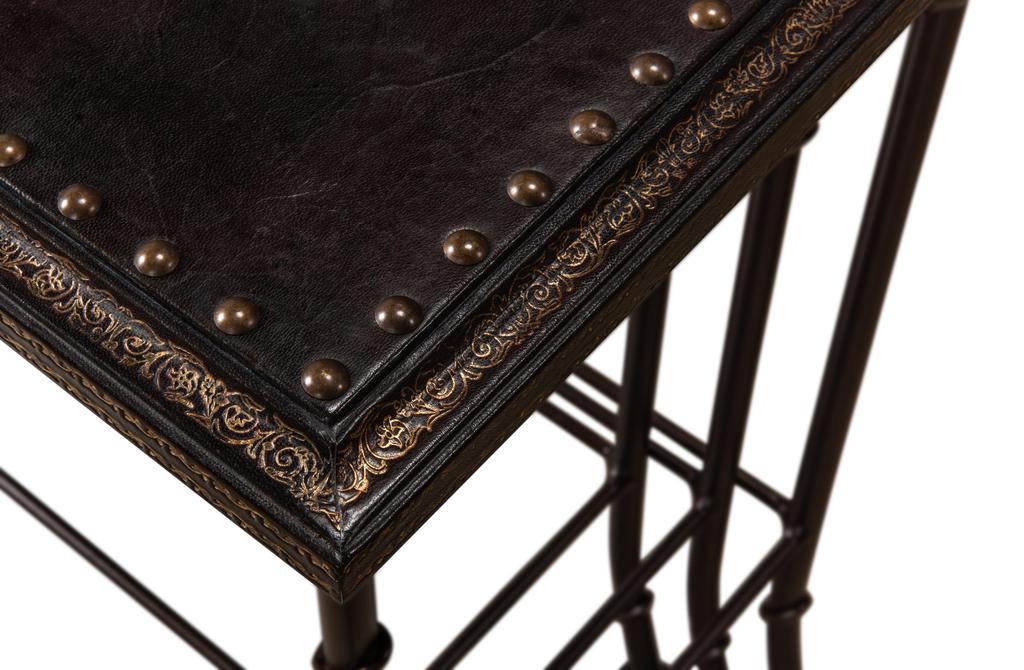 Noble Brown Nesting Tables (Set of 3) - Ornate Home