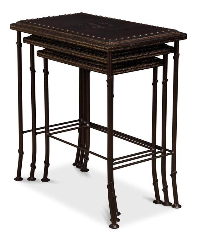 Noble Brown Nesting Tables (Set of 3) - Ornate Home