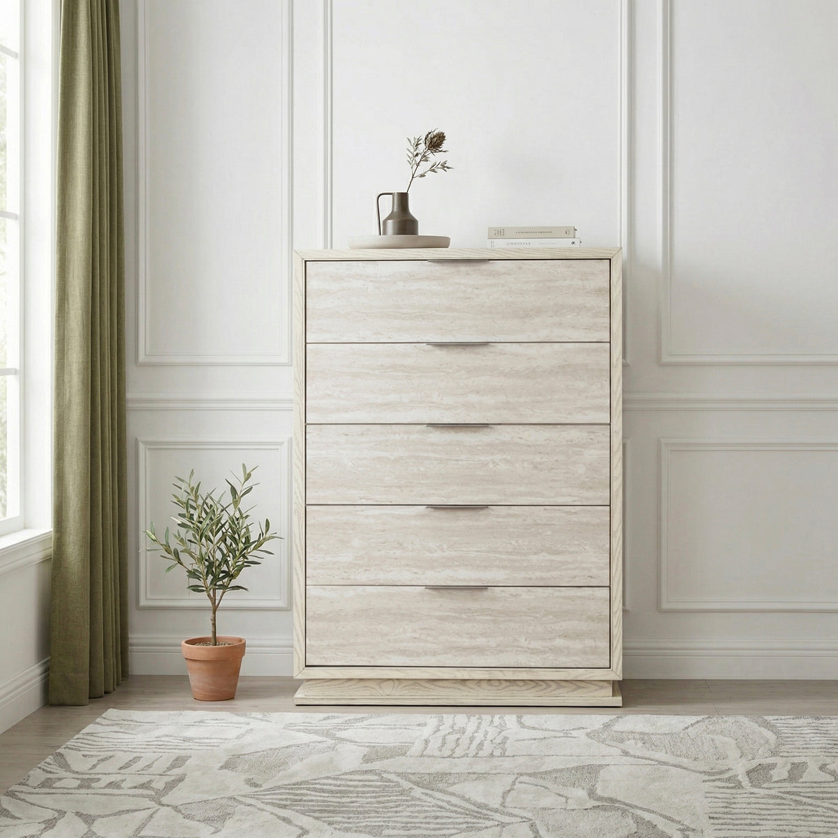Noctis Beige Chest - Ornate Home