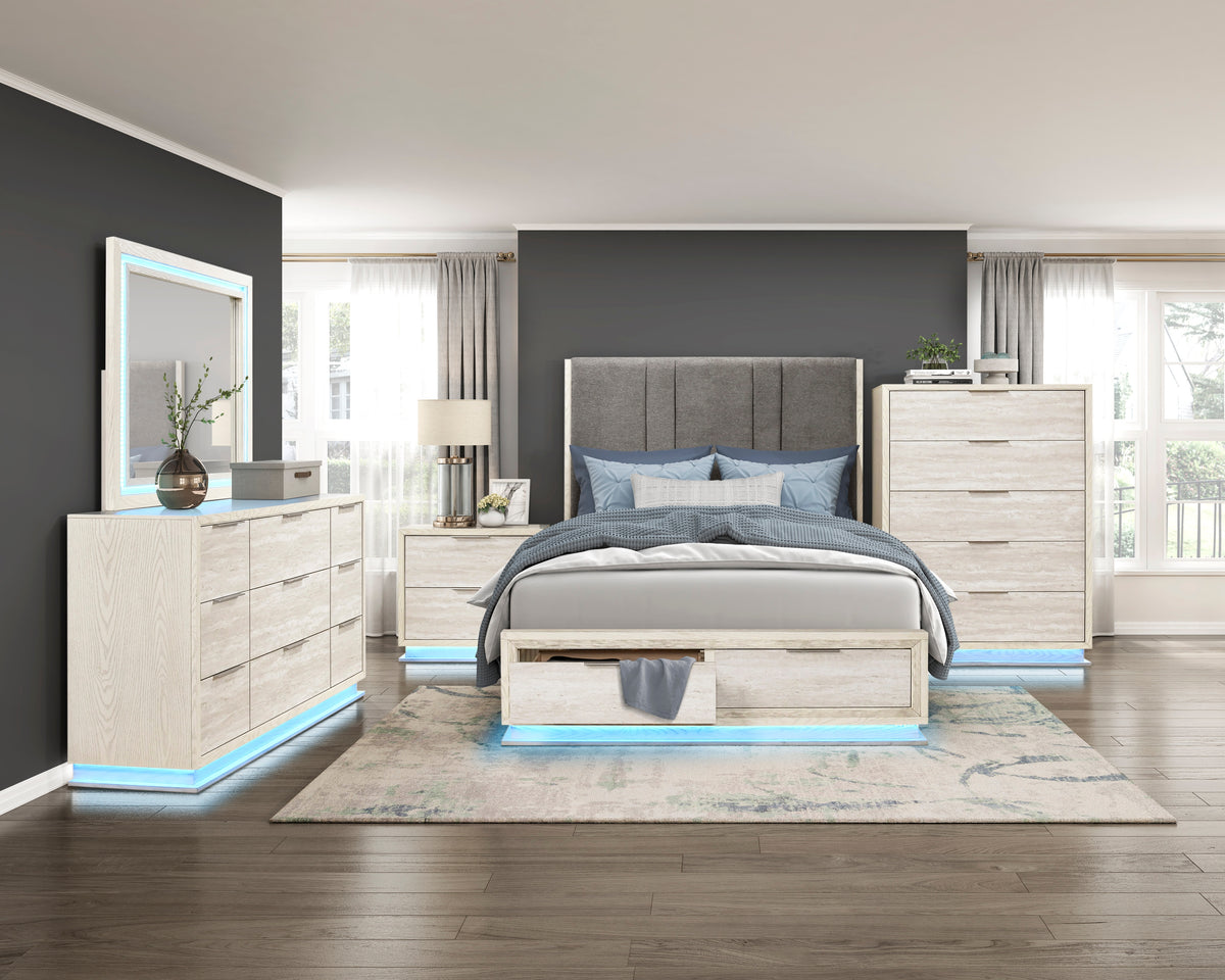 Noctis Beige Mirror - Ornate Home