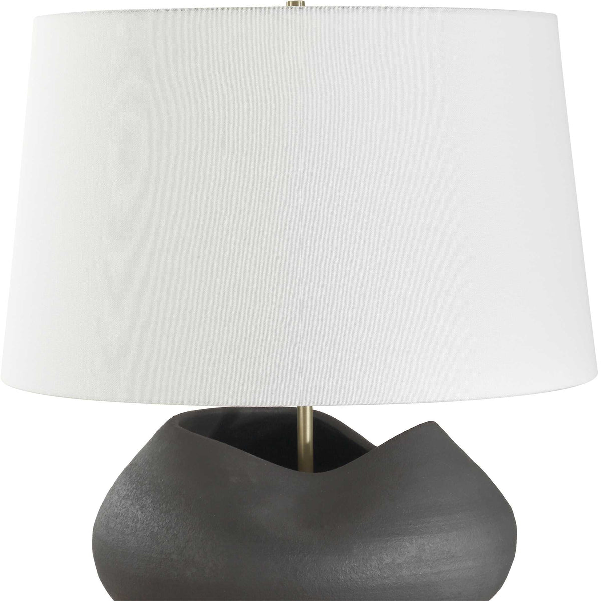 Nocturne Aged Black Table Lamp - Ornate Home